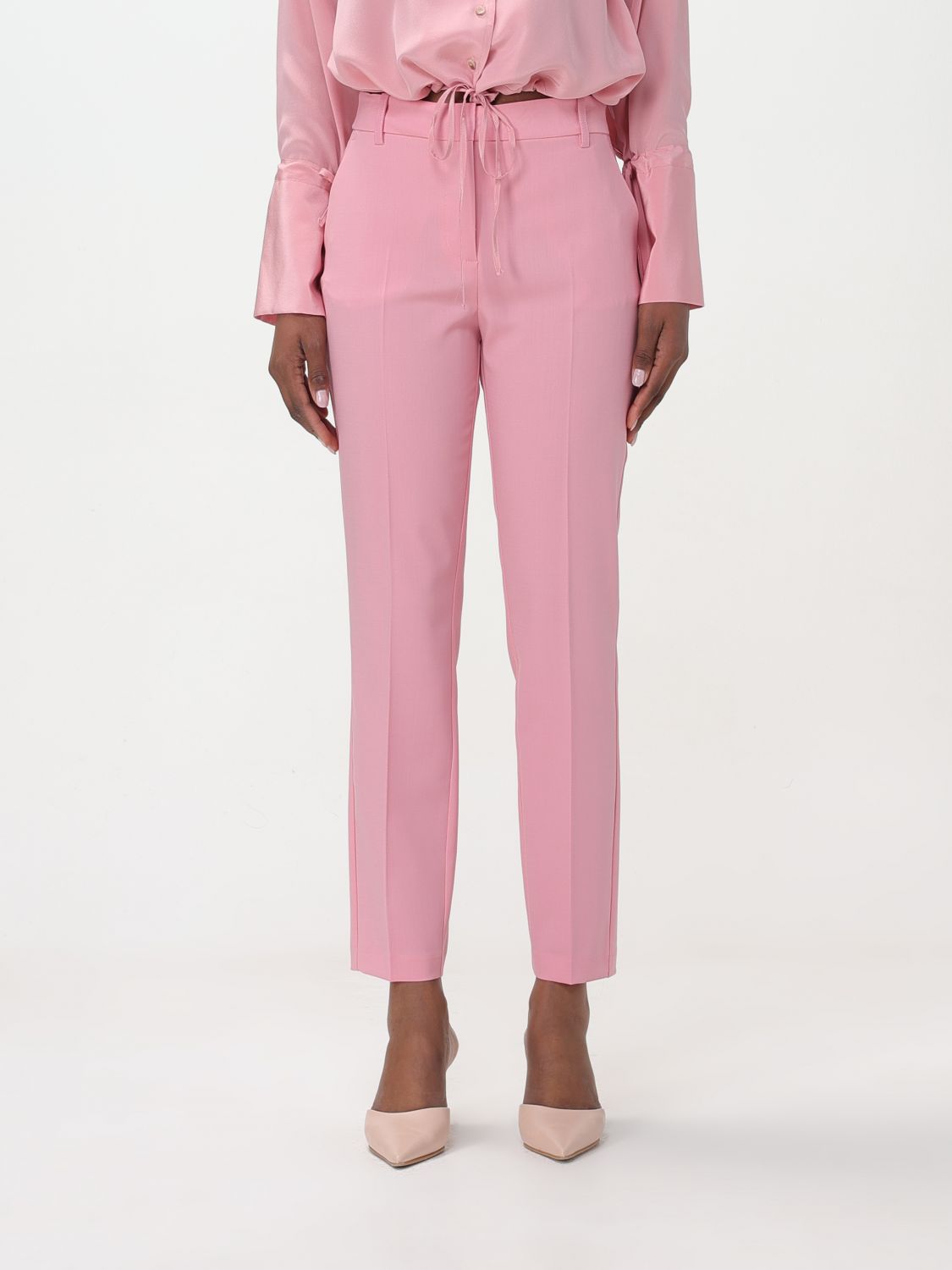 Liviana Conti Trousers LIVIANA CONTI Woman colour Pink