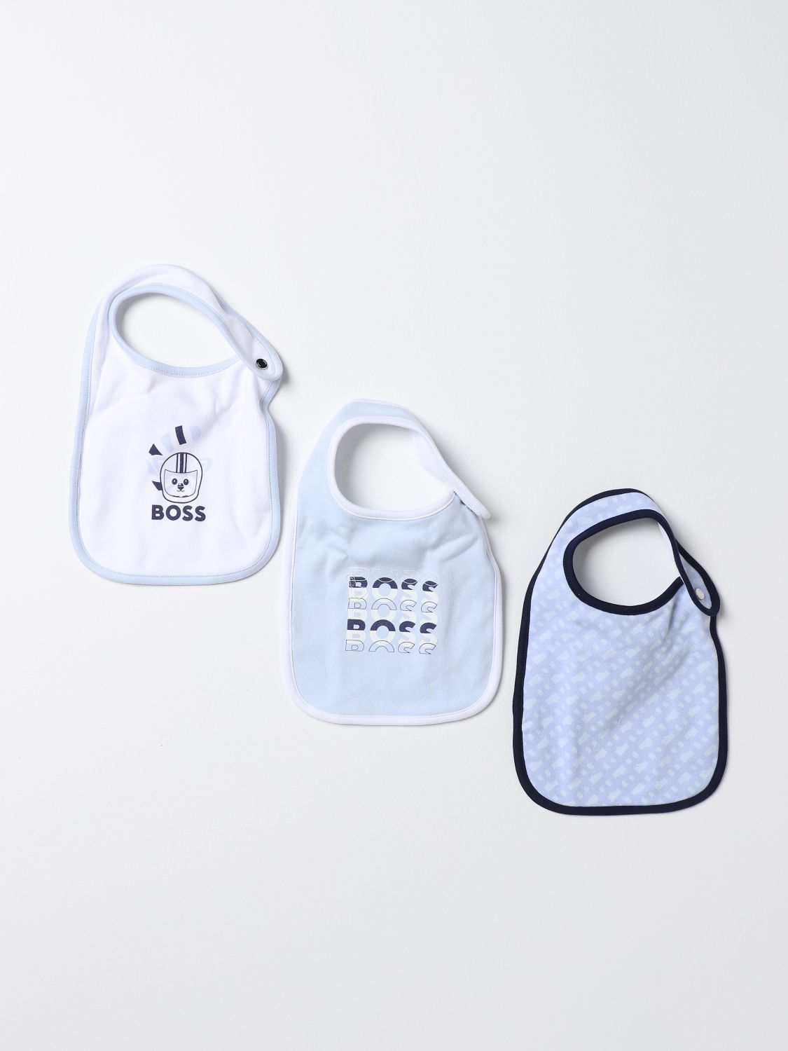 Boss Kidswear Bib BOSS KIDSWEAR Kids colour Gnawed Blue