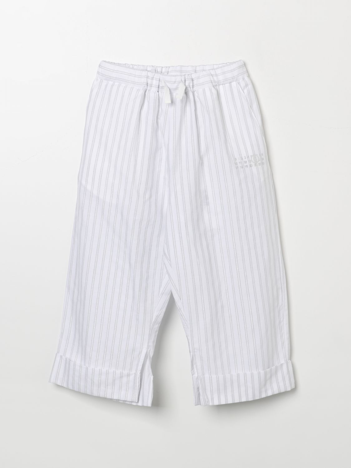 MM6 Maison Margiela Trousers MM6 MAISON MARGIELA Kids colour White