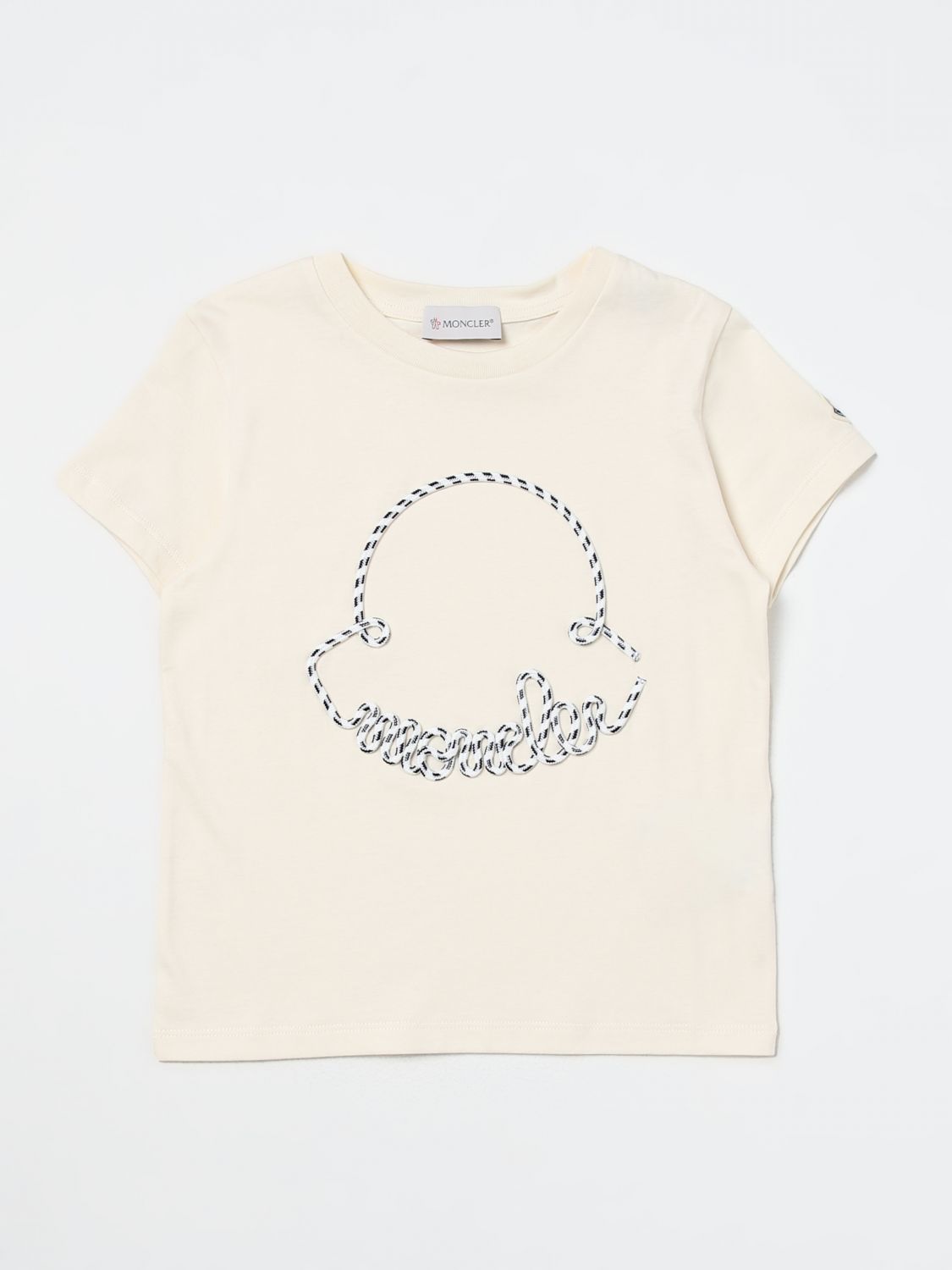 Moncler T-Shirt MONCLER Kids color Beige