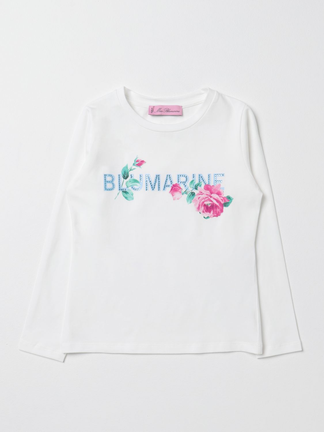 Miss Blumarine T-Shirt MISS BLUMARINE Kids colour White 1
