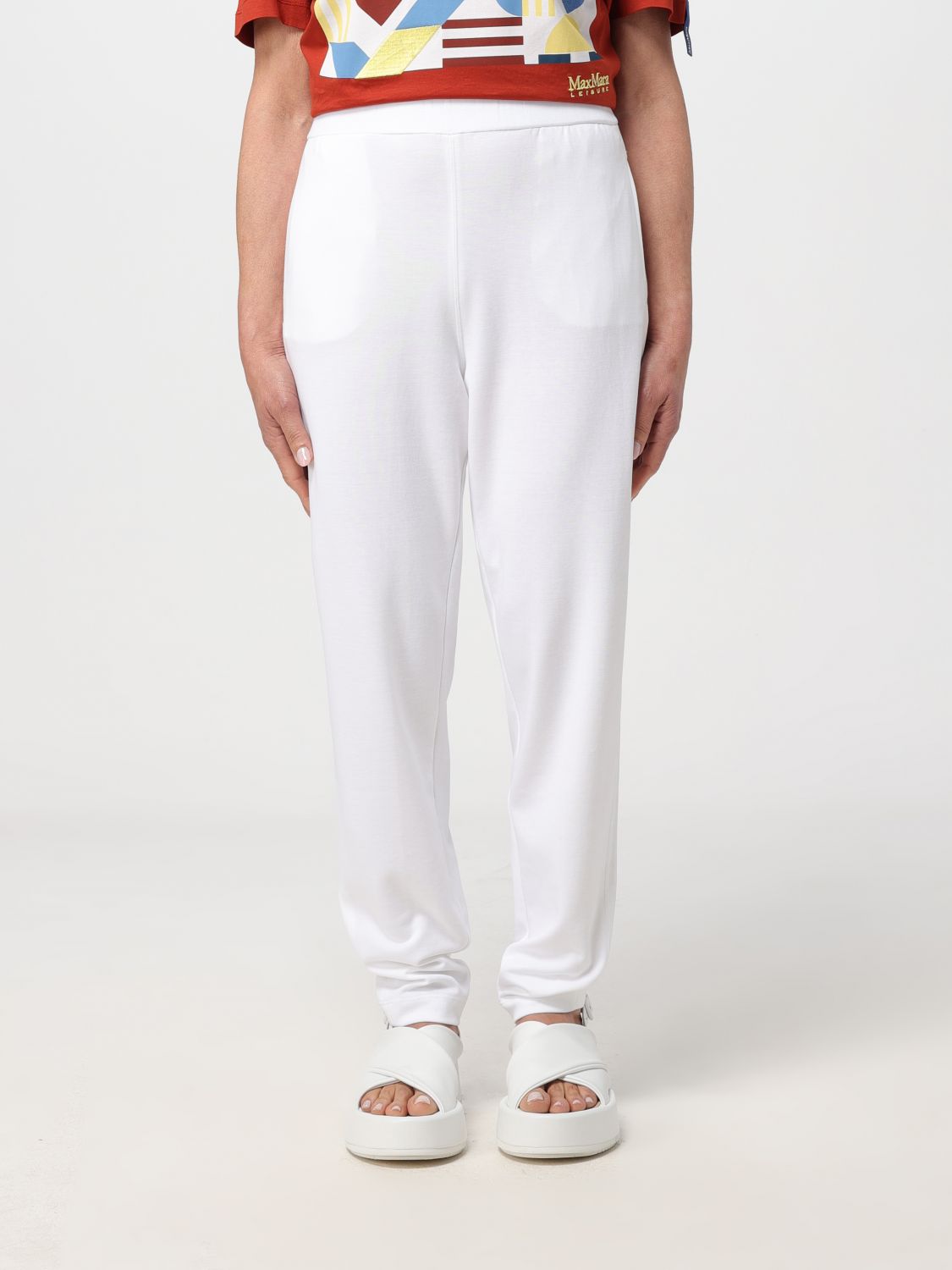 Max Mara Leisure Pants MAX MARA LEISURE Woman color White