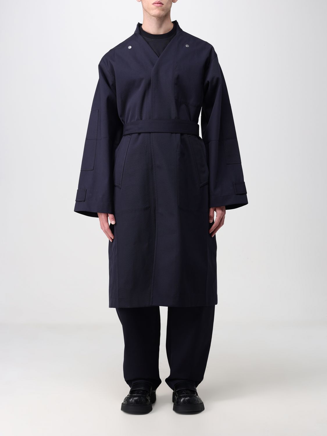 Bottega Veneta Trench Coat BOTTEGA VENETA Men colour Blue