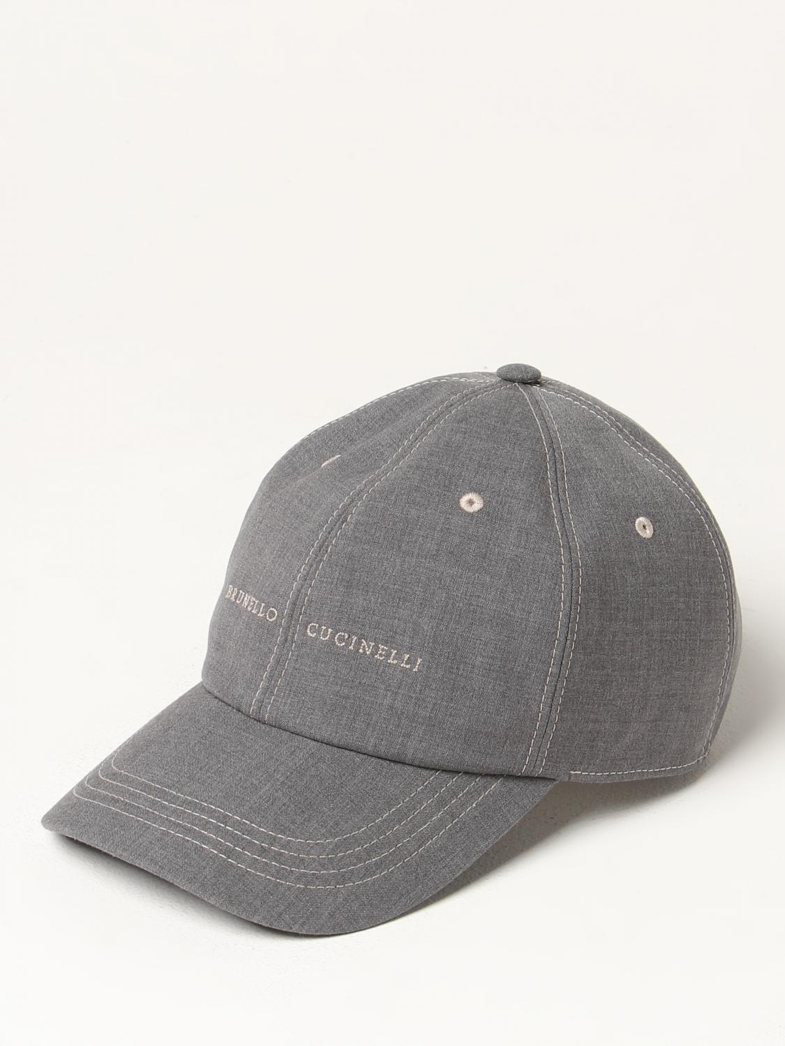 Brunello Cucinelli Hat BRUNELLO CUCINELLI Men colour Grey