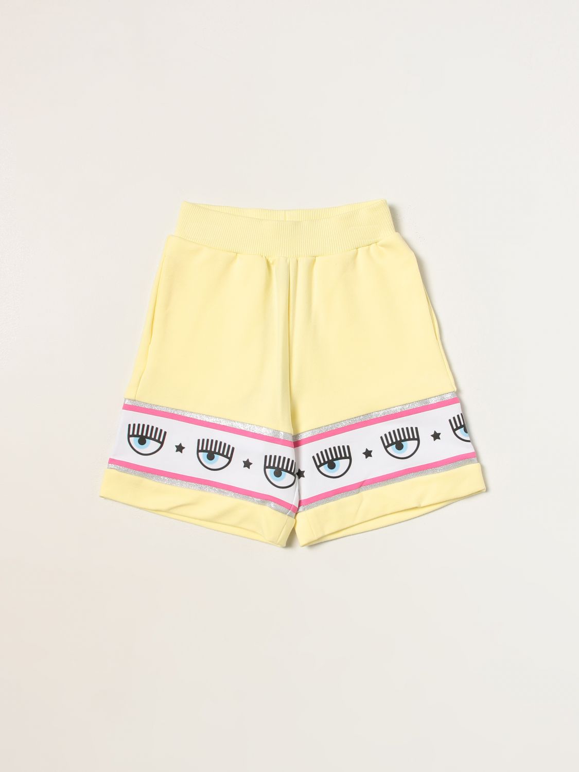 CHIARA FERRAGNI Short CHIARA FERRAGNI Kids colour Yellow