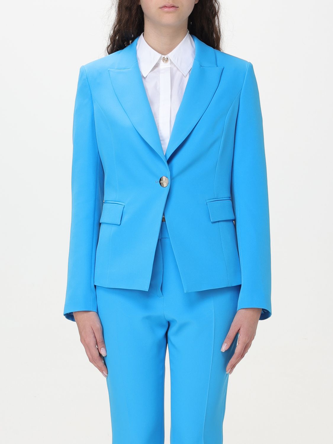 Liu Jo Jacket LIU JO Woman colour Gnawed Blue