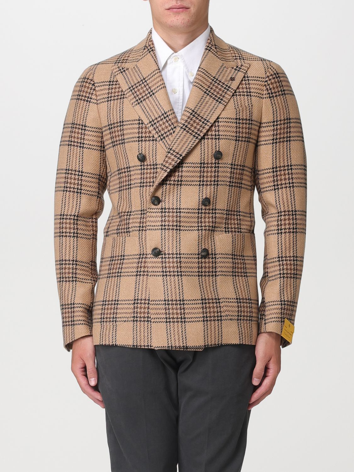 Tagliatore Blazer TAGLIATORE Men colour Beige