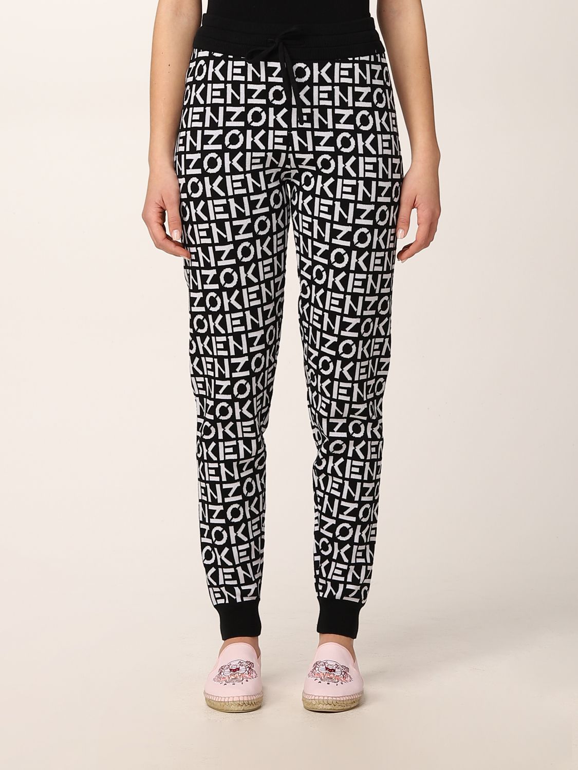 Kenzo Trousers KENZO Woman colour Black