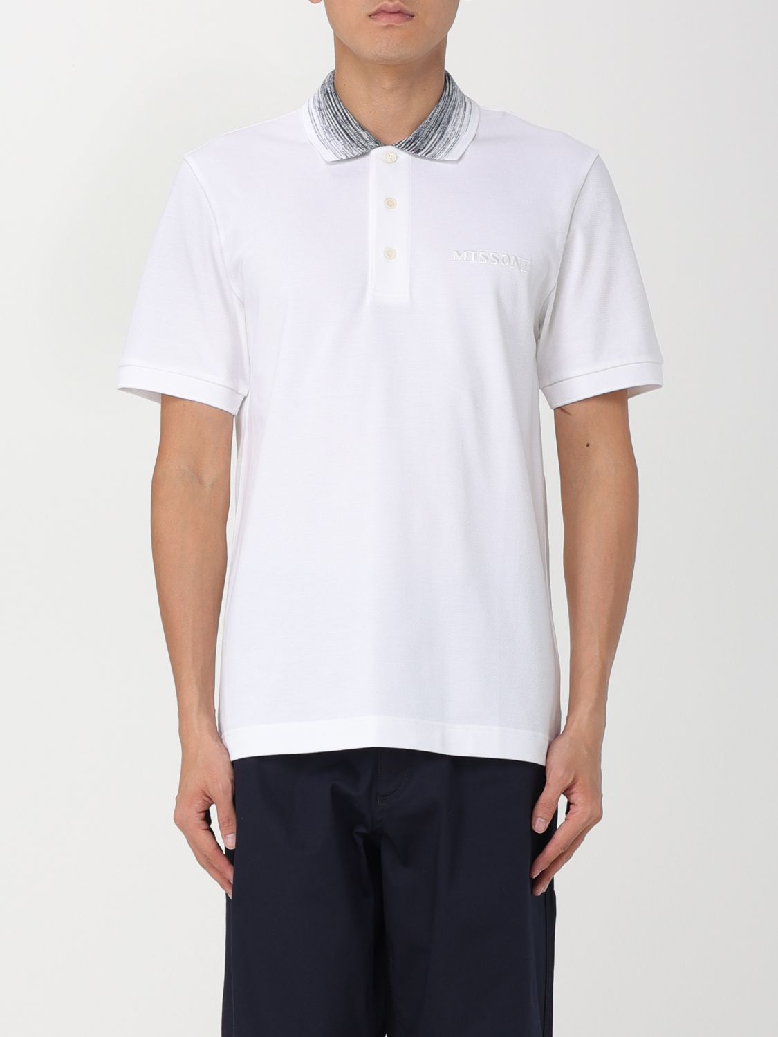 Missoni Polo Shirt MISSONI Men colour White