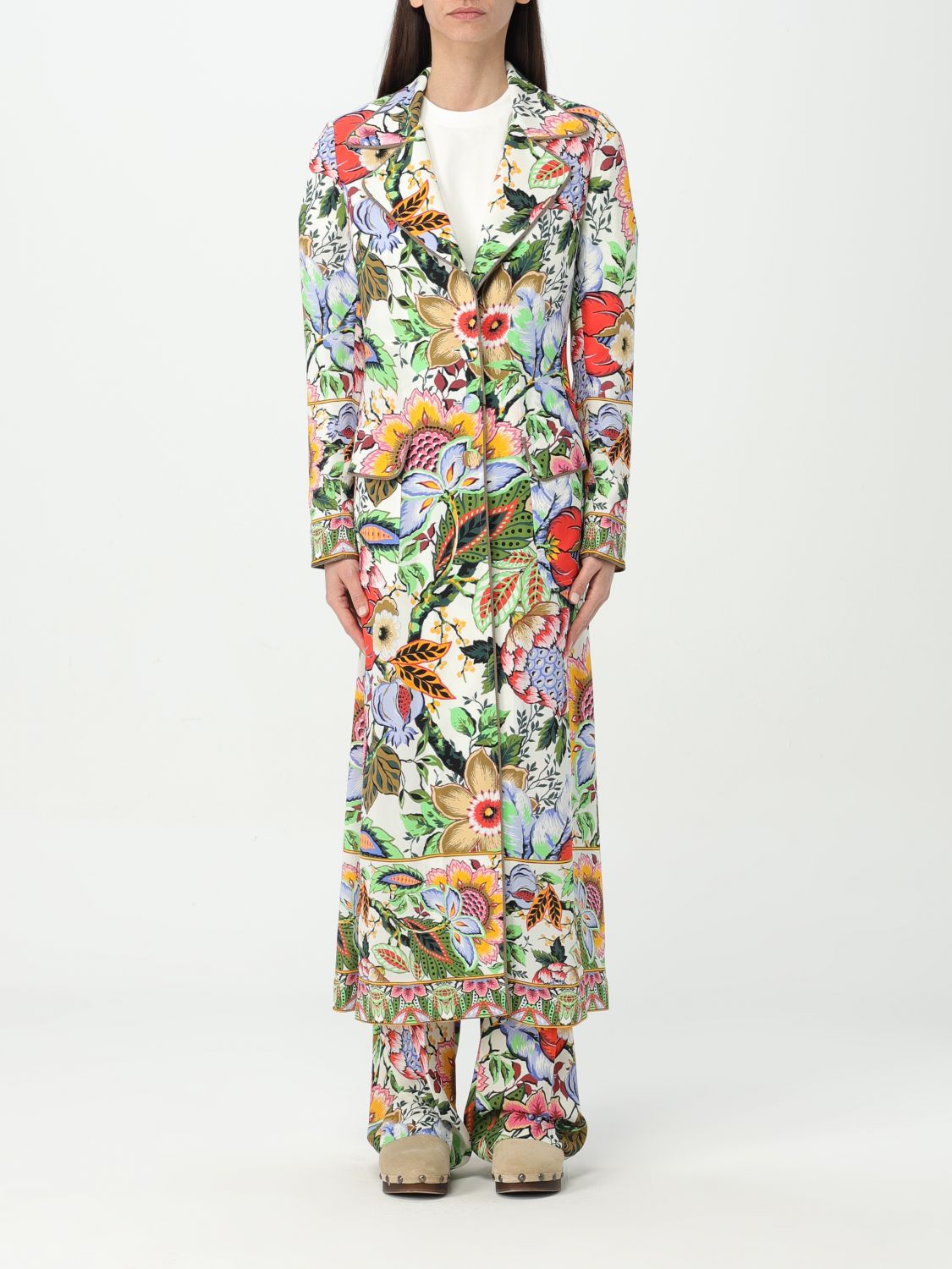 Etro Coat ETRO Woman colour White