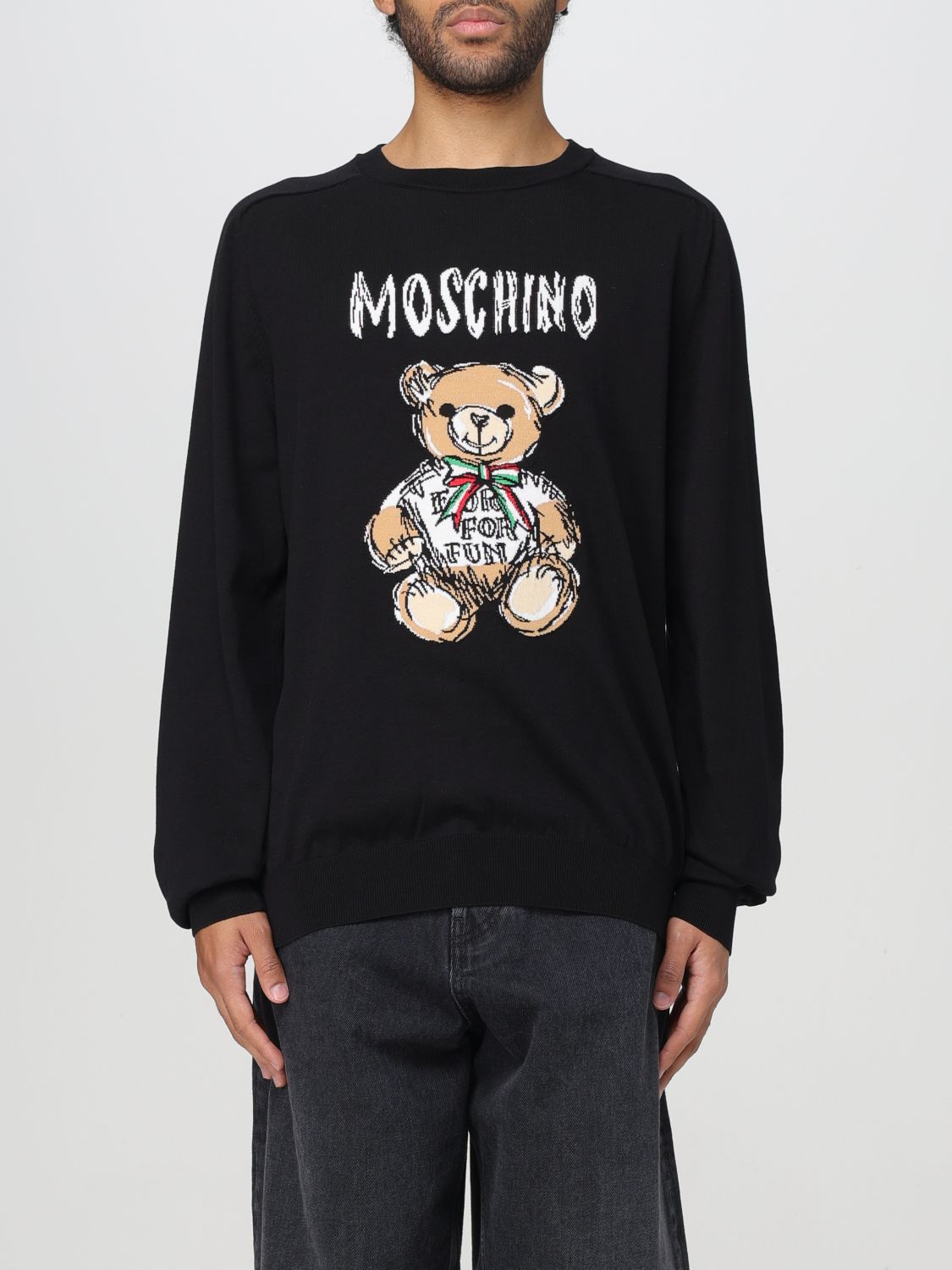 Moschino Couture Jumper MOSCHINO COUTURE Men colour Black