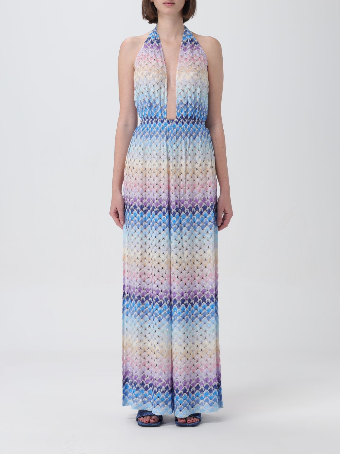 Missoni Dress MISSONI Woman colour Gnawed Blue