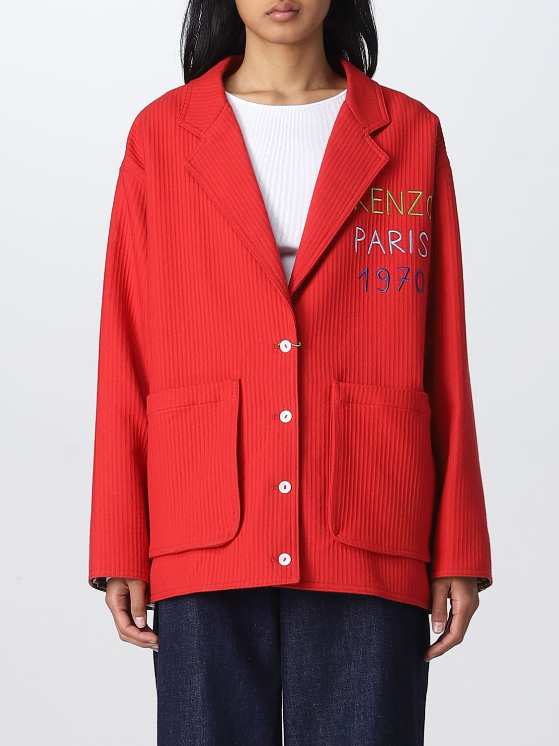 Kenzo Blazer KENZO Woman colour Red