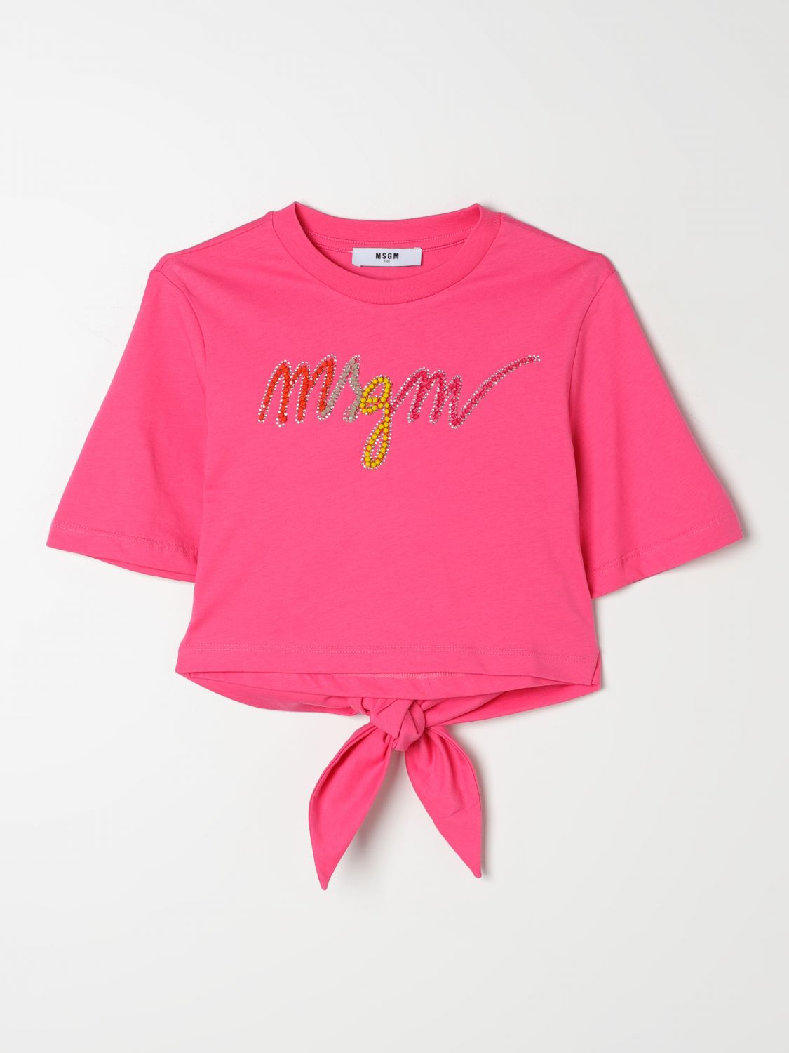 Msgm Kids T-Shirt MSGM KIDS Kids colour Fuchsia