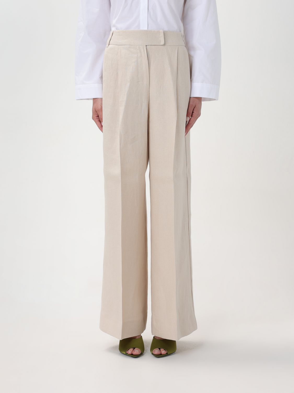  Trousers 'S MAX MARA Woman colour Beige