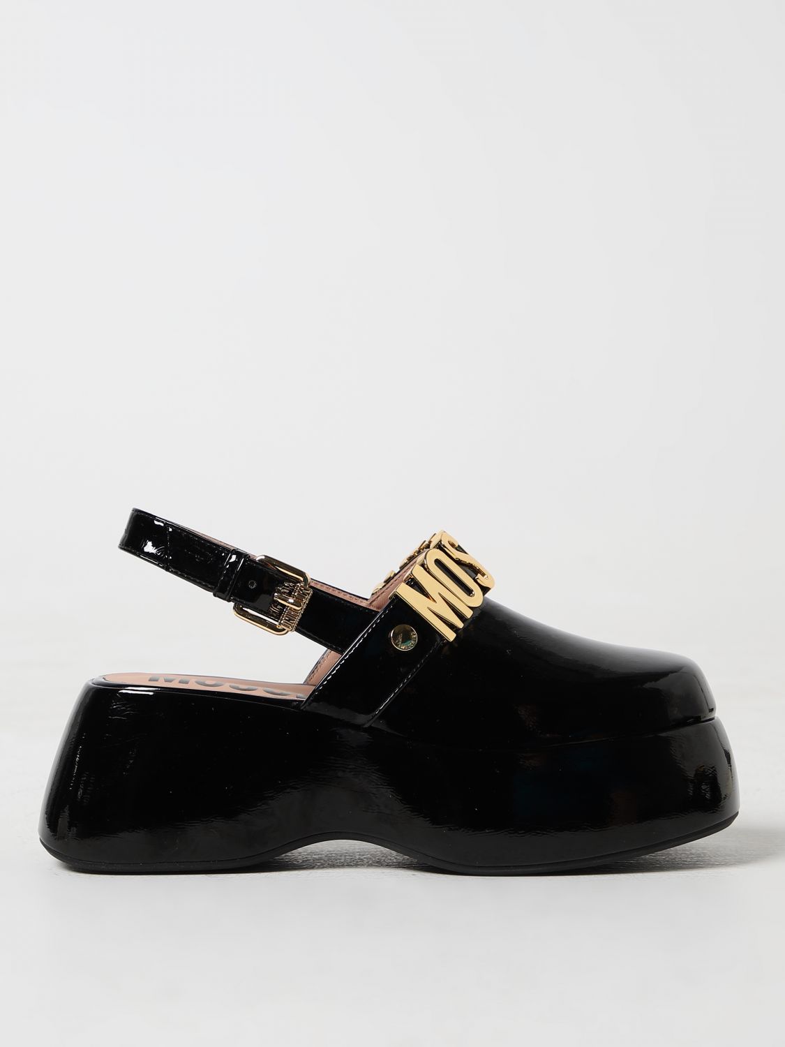 Moschino Couture Flat Sandals MOSCHINO COUTURE Woman colour Black