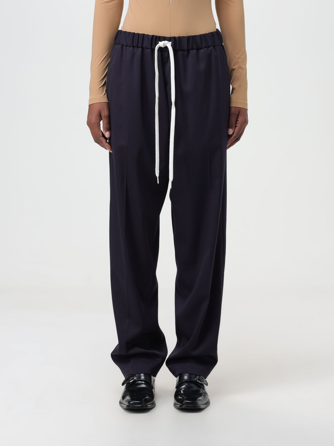 MM6 Maison Margiela Trousers MM6 MAISON MARGIELA Woman colour Ink