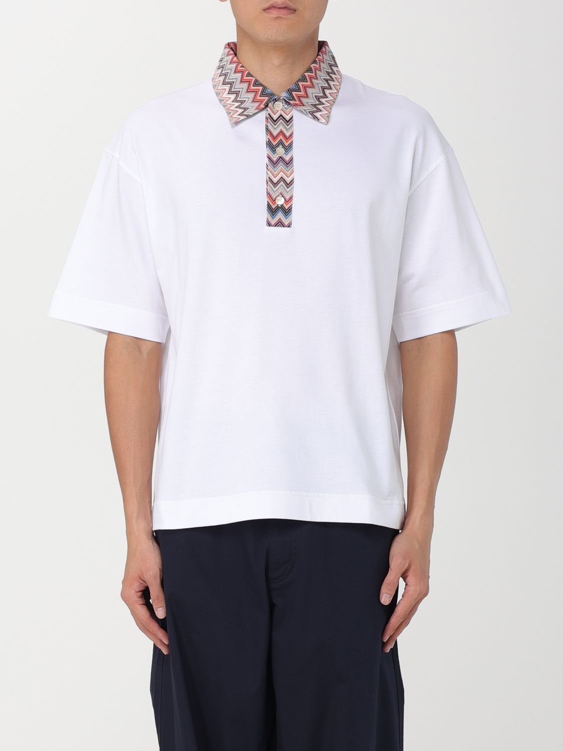 Missoni Polo Shirt MISSONI Men colour White