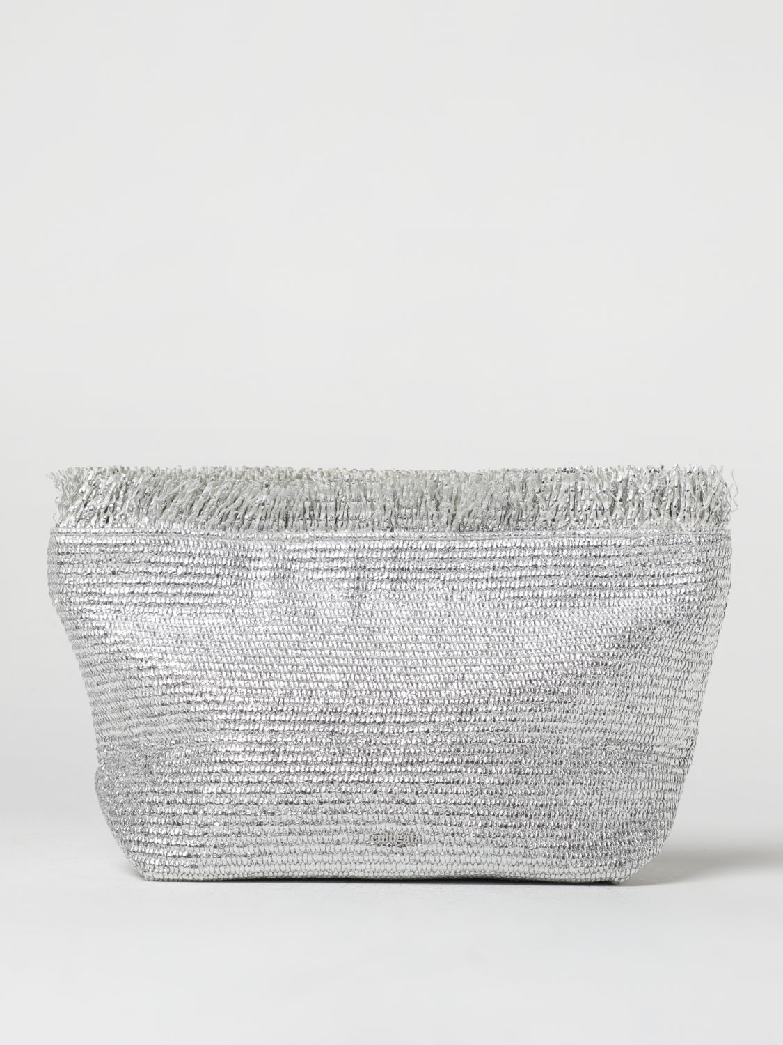 Cult Gaia Clutch CULT GAIA Woman colour Silver