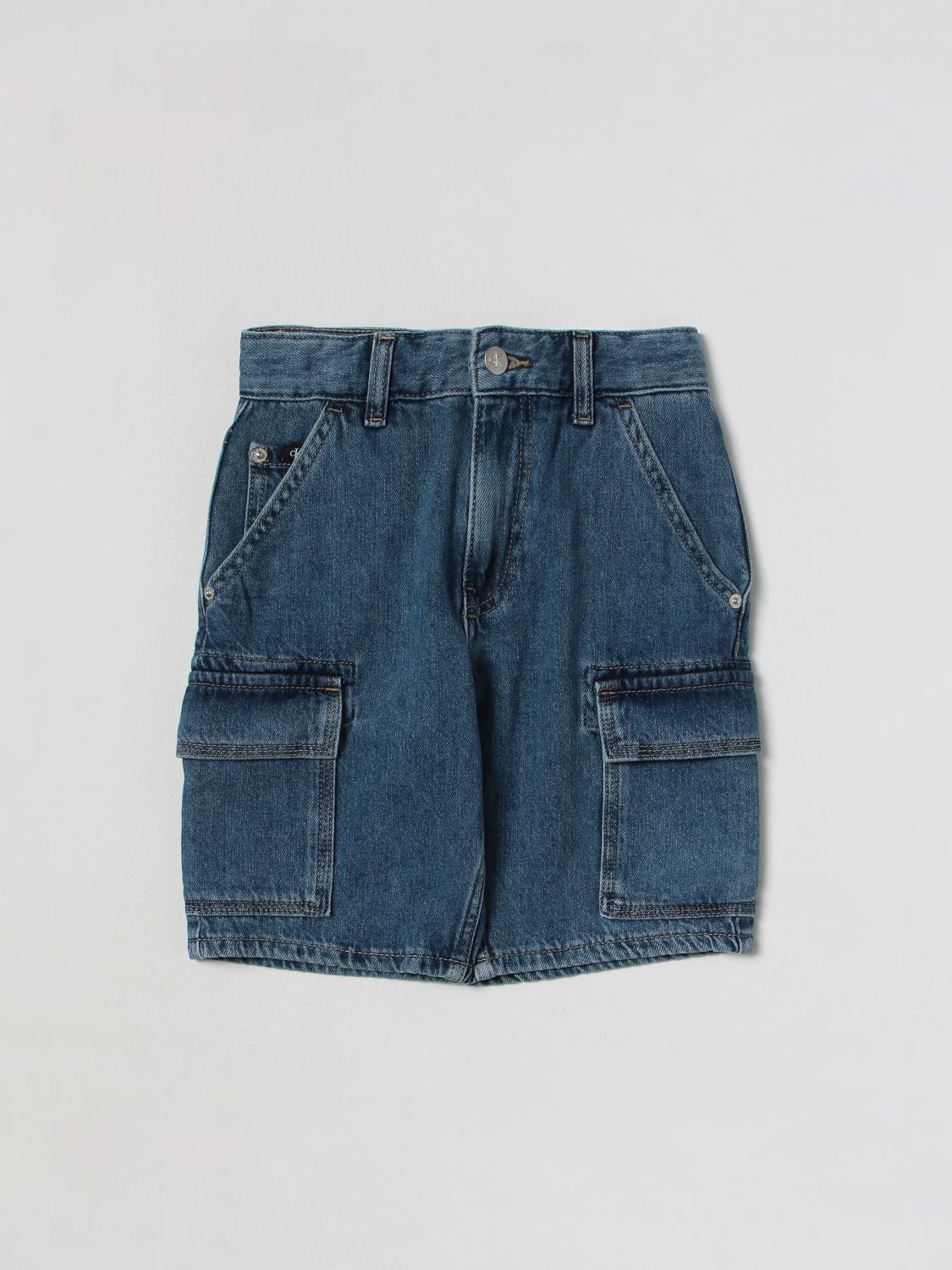 Calvin Klein Shorts CALVIN KLEIN Kids colour Denim