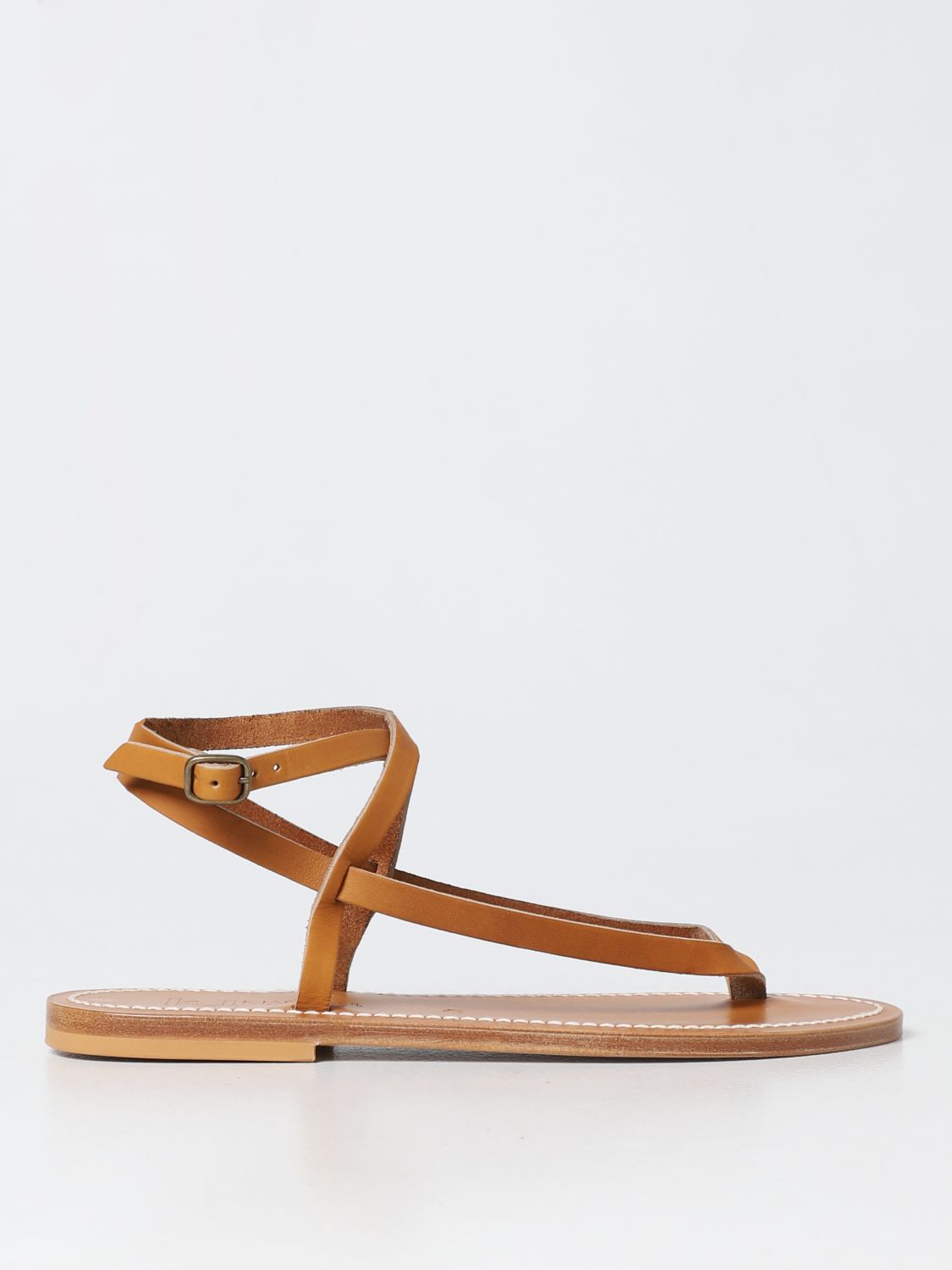 K. Jacques Flat Sandals K. JACQUES Woman colour Natural