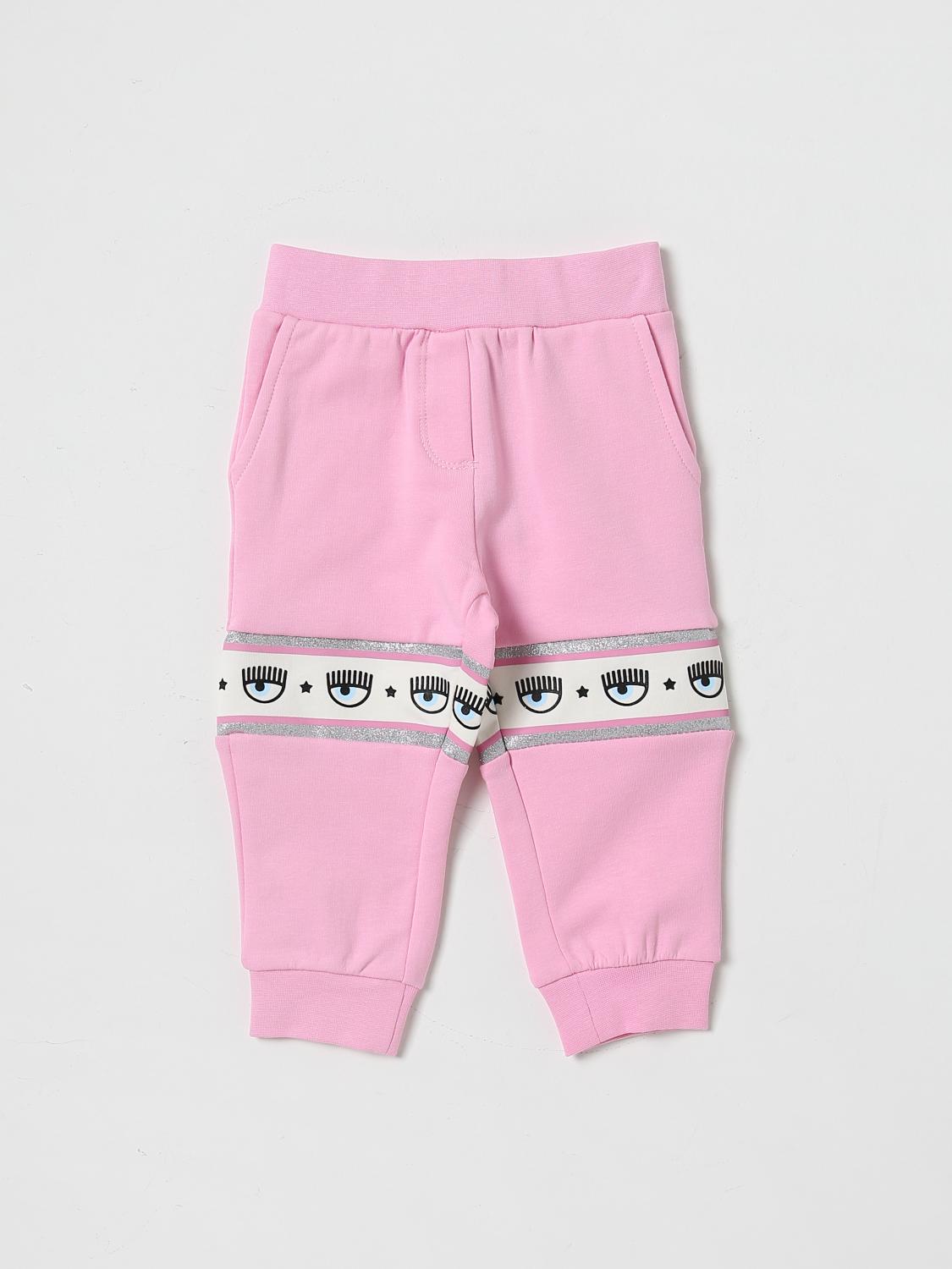 CHIARA FERRAGNI Trousers CHIARA FERRAGNI Kids colour Pink