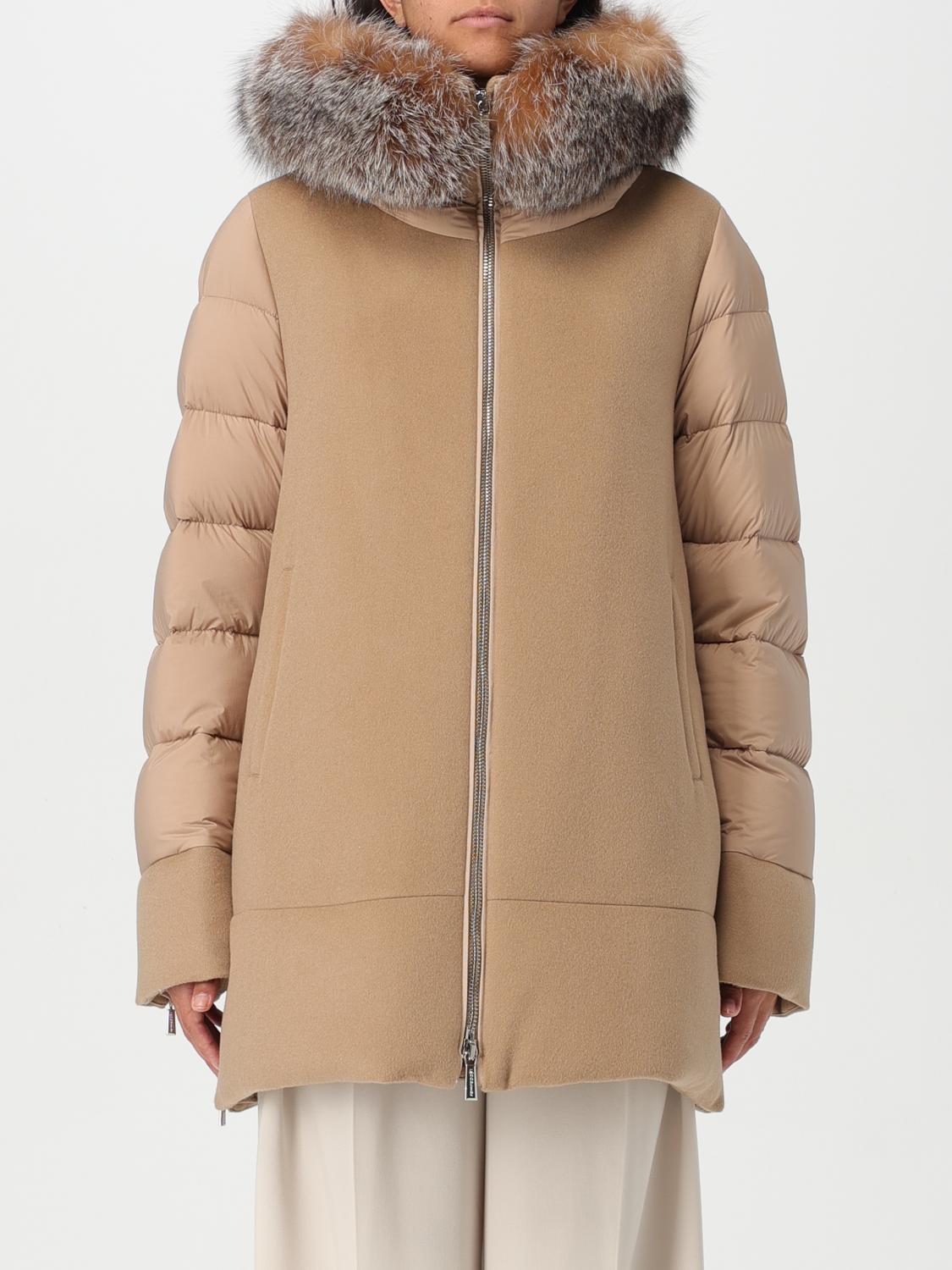 Moorer Coat MOORER Woman color Beige