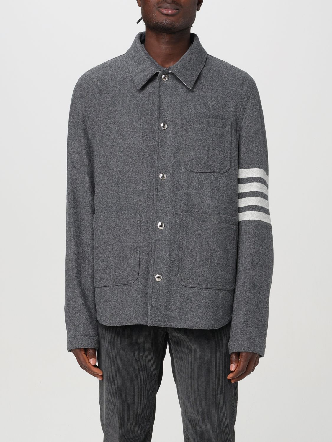 Thom Browne Jacket THOM BROWNE Men color Grey