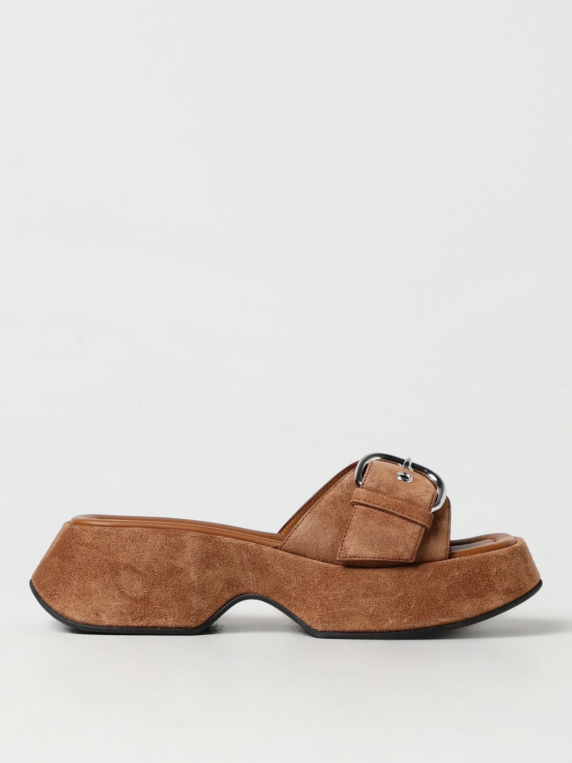 Vic Matié Flat Sandals VIC MATIÉ Woman colour Brown