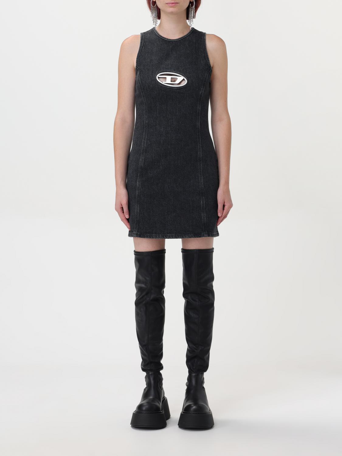 Diesel Dress DIESEL Woman color Black