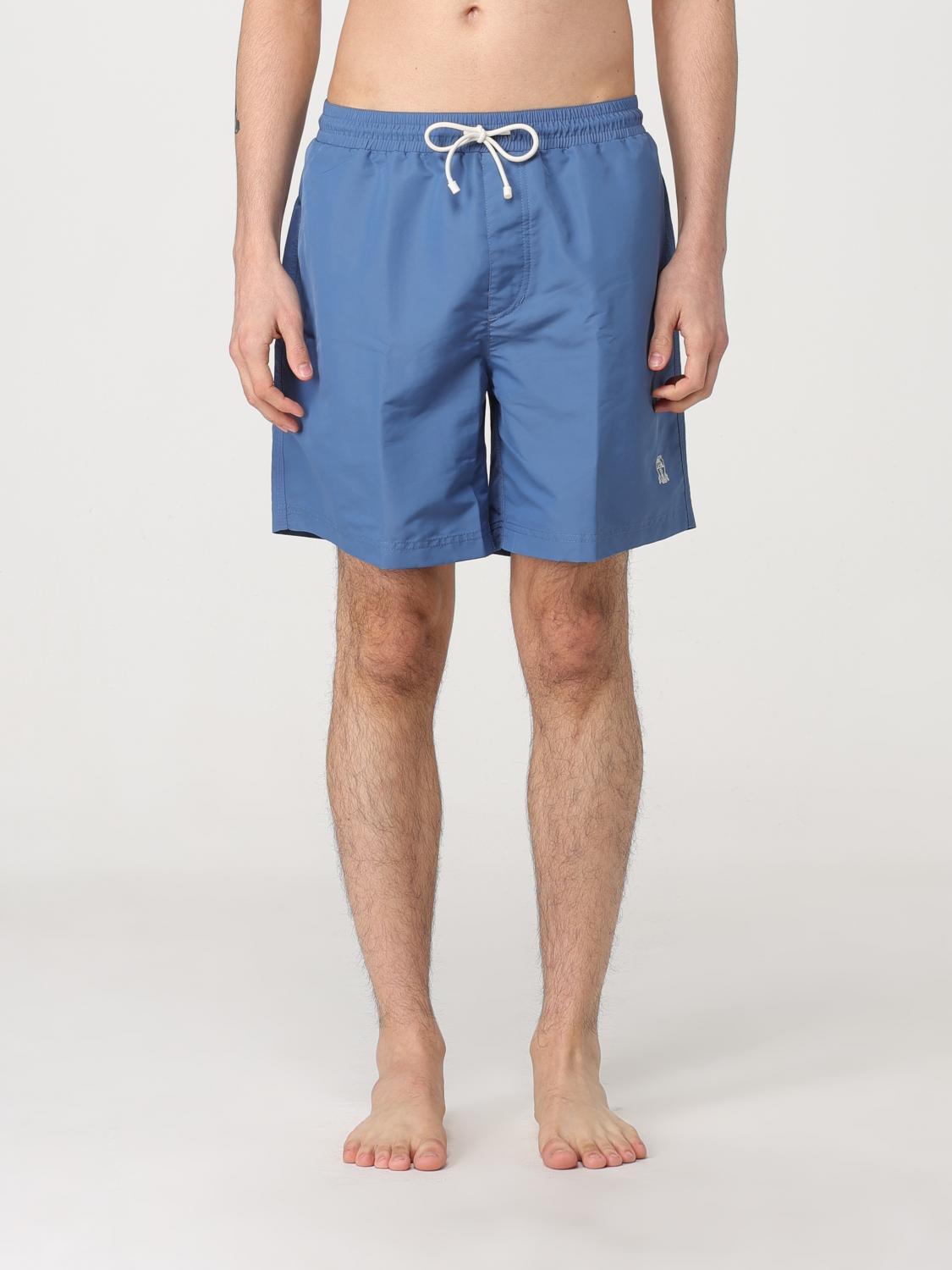 Brunello Cucinelli Swimsuit BRUNELLO CUCINELLI Men colour Gnawed Blue