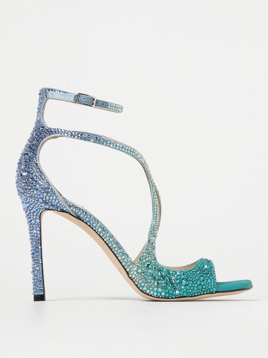 Jimmy Choo Heeled Sandals JIMMY CHOO Woman colour Blue