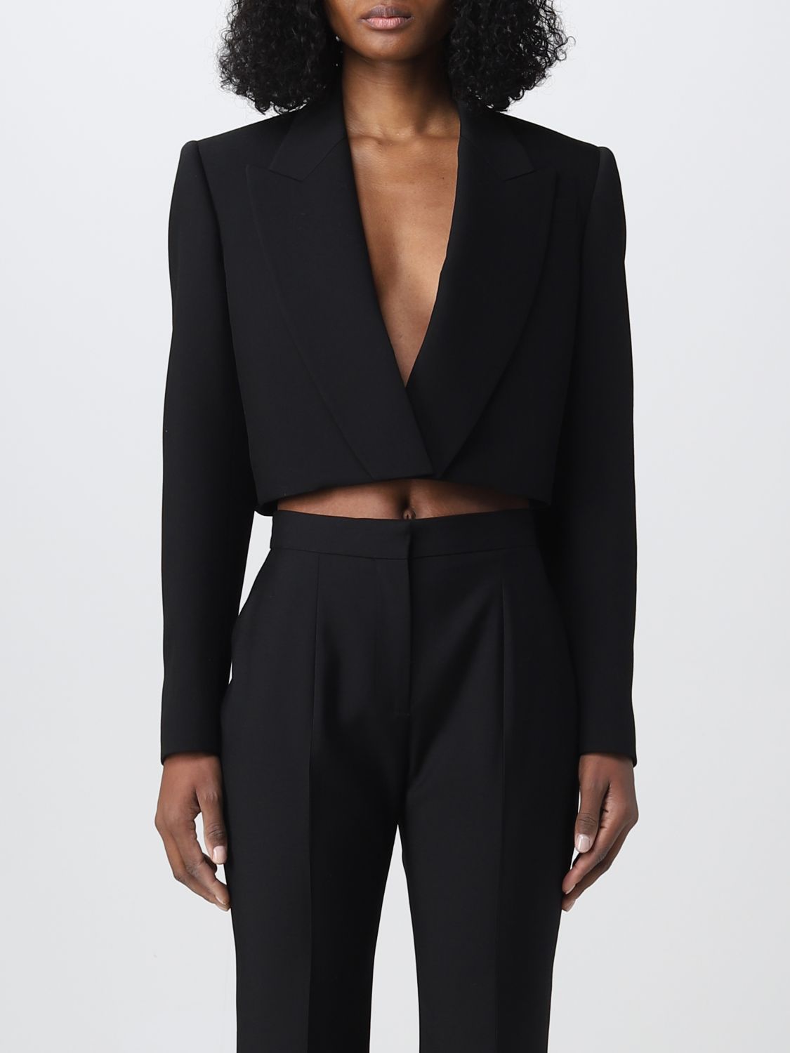 Alexander McQueen Blazer ALEXANDER MCQUEEN Woman colour Black