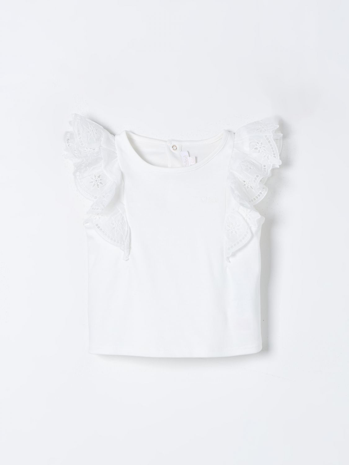 Chloé T-Shirt CHLOÉ Kids colour White