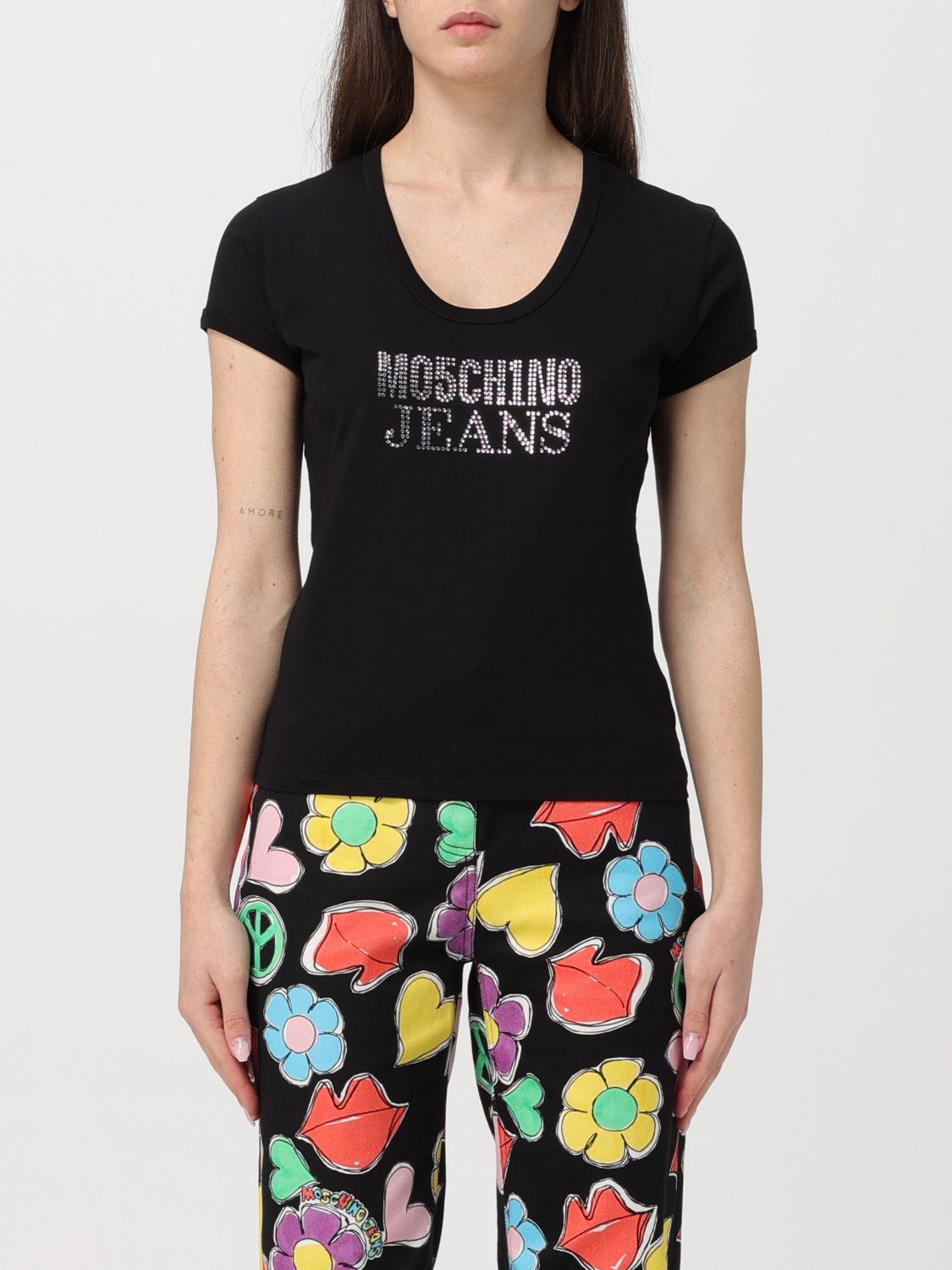 Moschino Jeans T-Shirt MOSCHINO JEANS Woman colour Black
