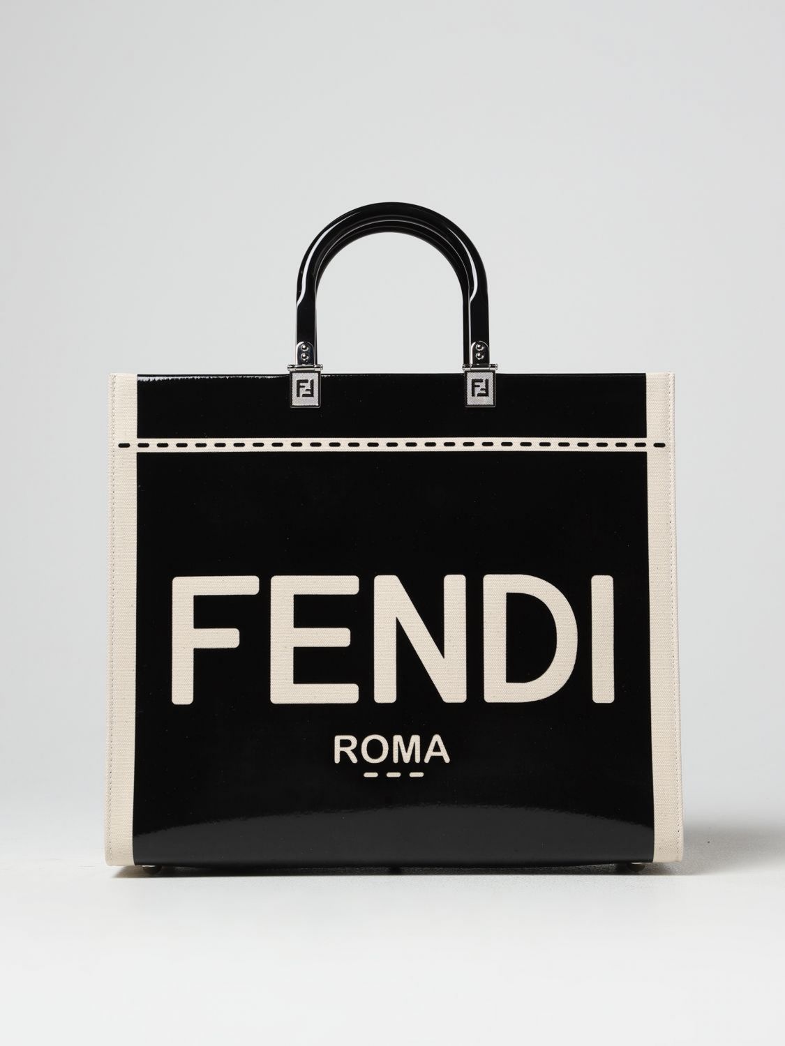 FENDI Tote Bags FENDI Woman colour Black