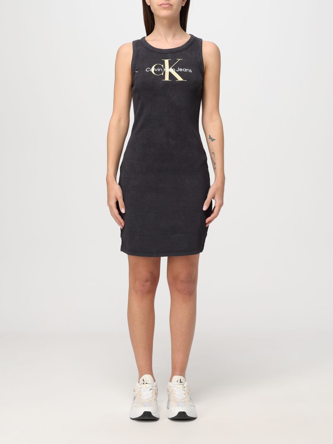 Ck Jeans Dress CK JEANS Woman colour Black