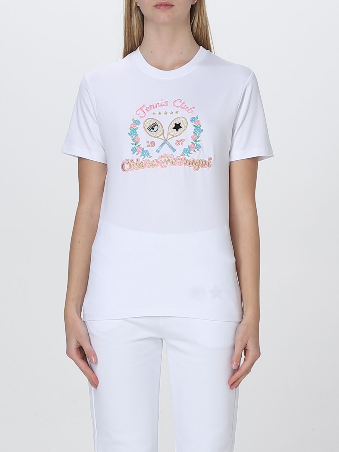 CHIARA FERRAGNI T-Shirt CHIARA FERRAGNI Woman colour White