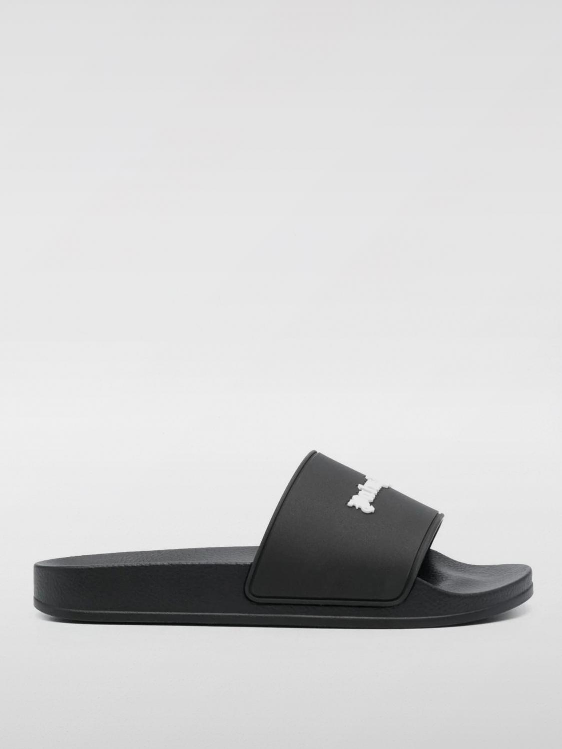 PALM ANGELS Flat Sandals PALM ANGELS Woman color Black