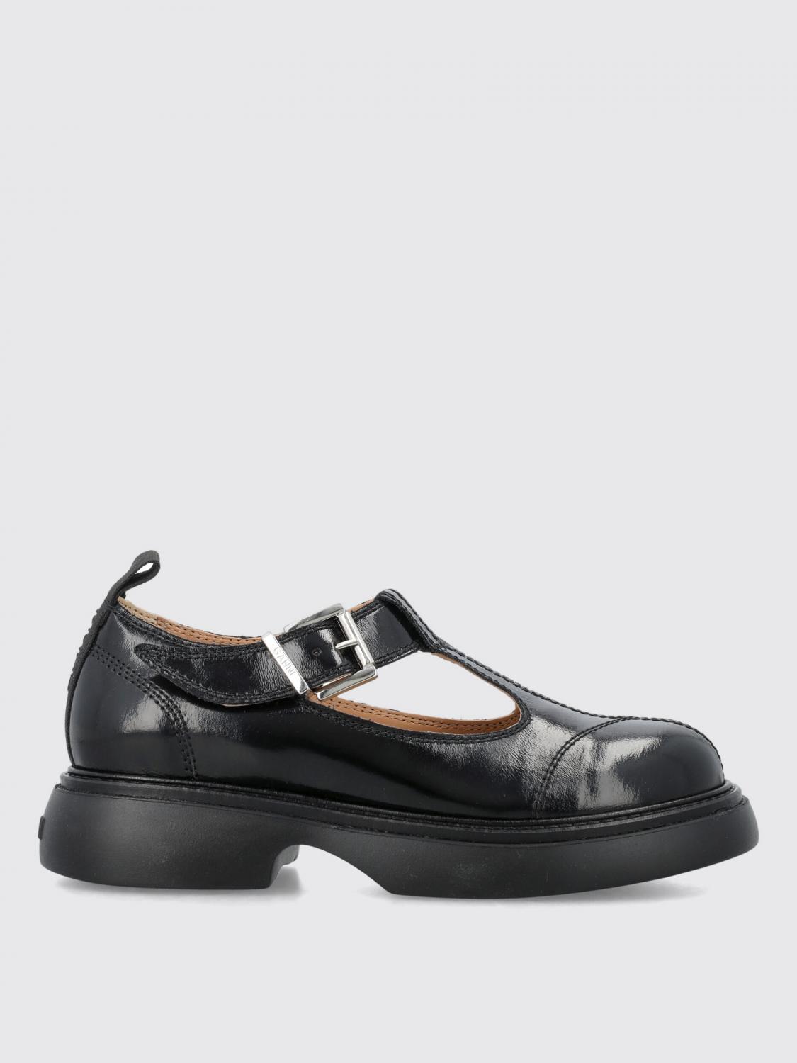 Ganni Flat Shoes GANNI Woman color Black