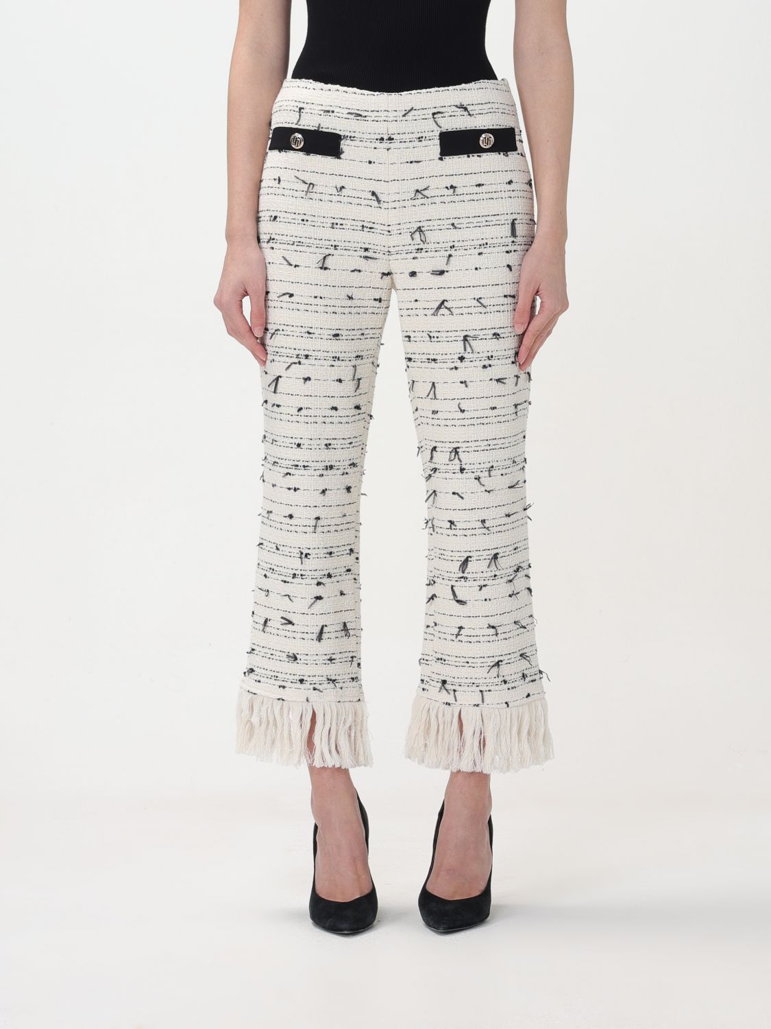 Liu Jo Trousers LIU JO Woman colour White