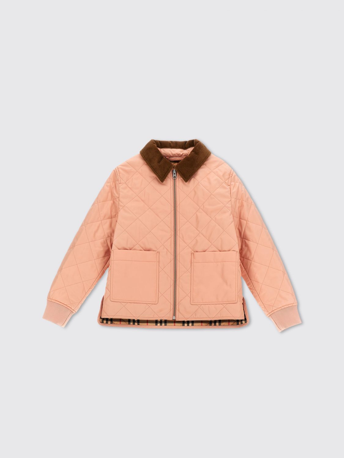 Burberry Kids Jacket BURBERRY KIDS Kids colour Pink