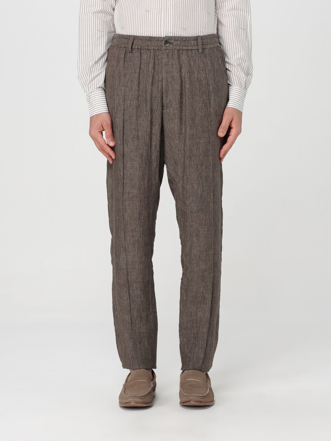 Emporio Armani Trousers EMPORIO ARMANI Men colour Brown