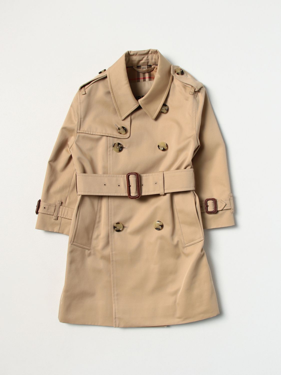 Burberry Kids Jacket BURBERRY KIDS Kids colour Beige