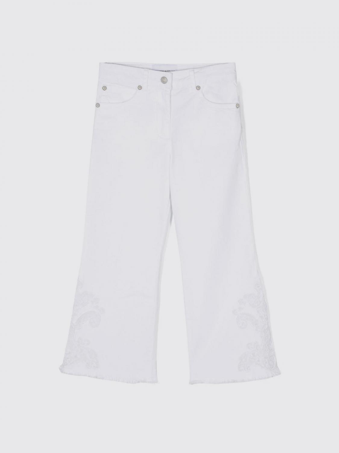 Ermanno Scervino Pants ERMANNO SCERVINO Kids color White