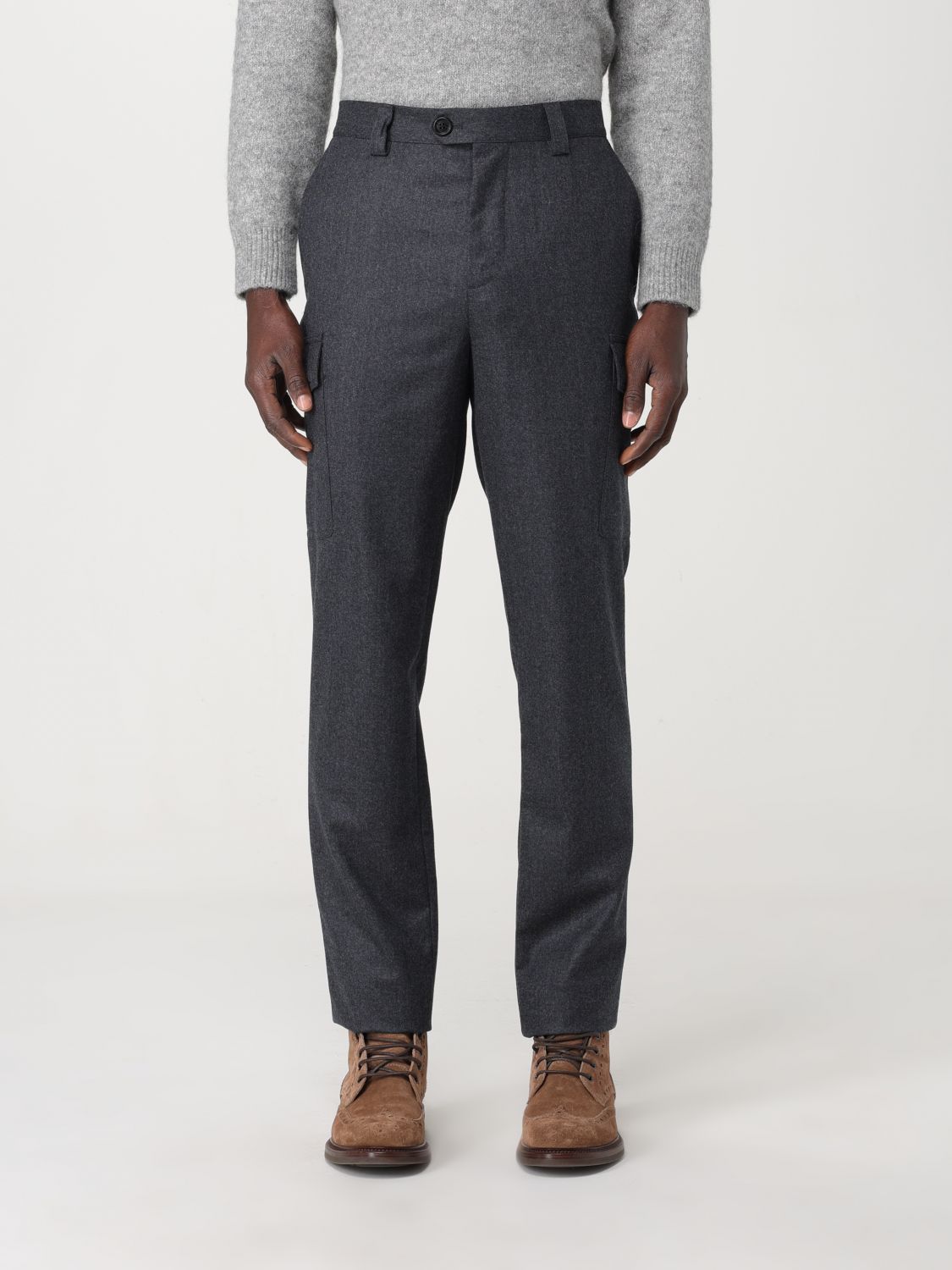 Brunello Cucinelli Trousers BRUNELLO CUCINELLI Men colour Grey