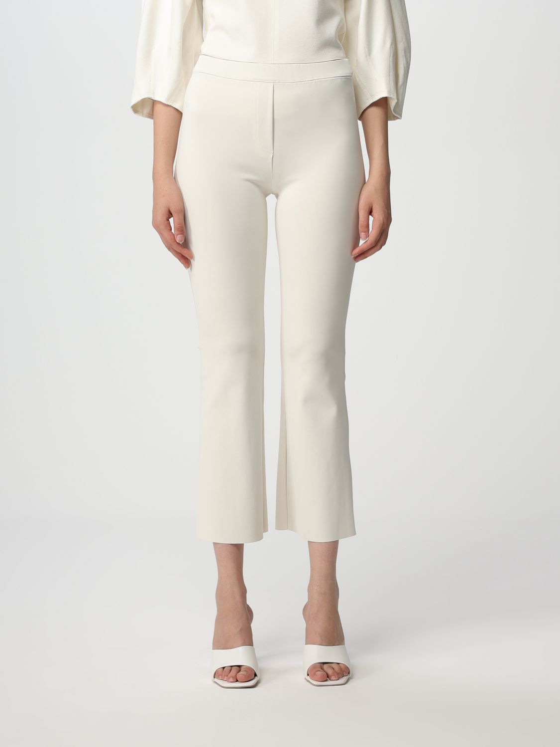 Liviana Conti Trousers LIVIANA CONTI Woman colour Milk