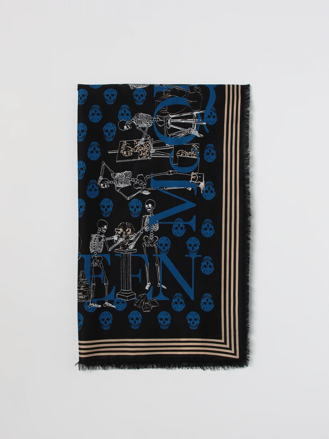 Alexander McQueen Scarf ALEXANDER MCQUEEN Men colour Black