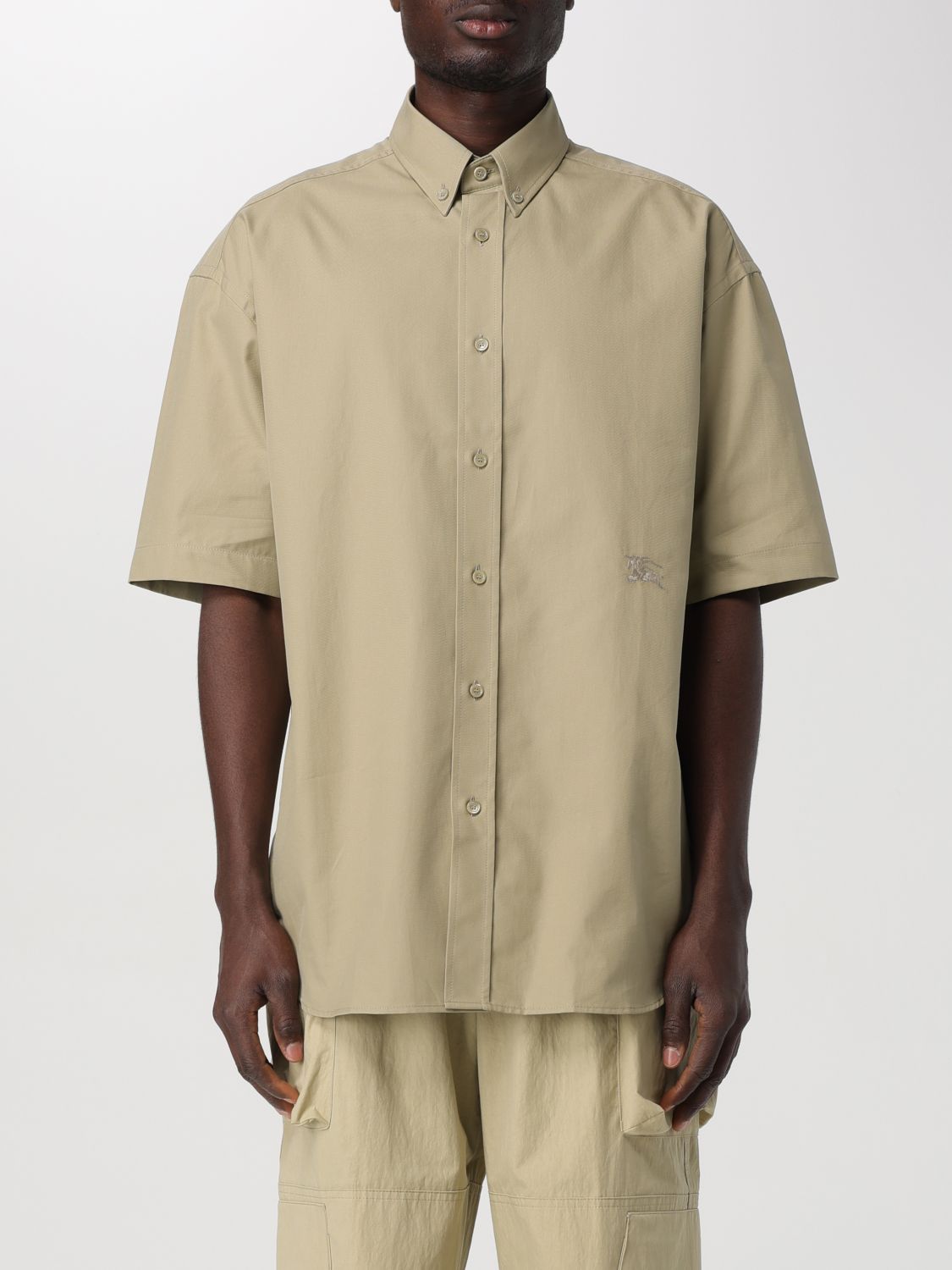 Burberry Shirt BURBERRY Men colour Sage