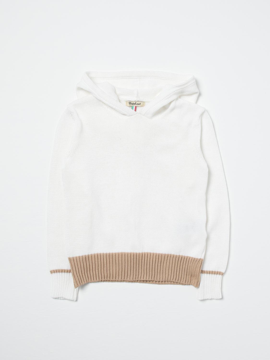 Nupkeet Sweater NUPKEET Kids color White